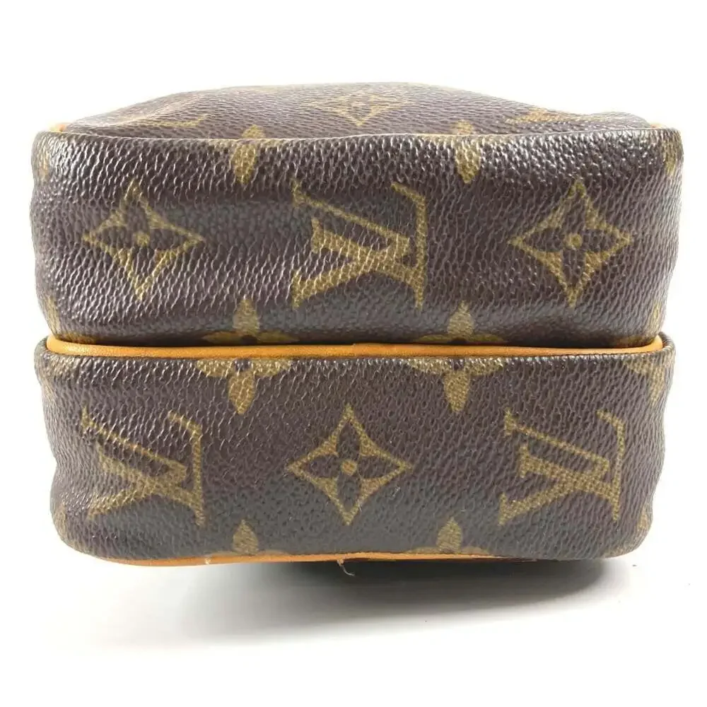 LOUIS VUITTON Authentic Brown Monogram Canvas Pochette Shoulder Bag